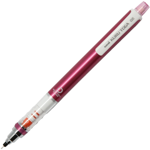 三菱（uni）KURU TOGA系列活动铅笔学生自动铅笔彩色 M5-450自动旋转铅芯0.5mm 粉色 单支装