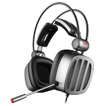 XIBERIA 西伯利亚 S21D 耳罩式头戴式动圈降噪有线耳机 银灰色 3.5mm