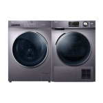 Haier 海尔 香薰系列 EG100PRO6S+GBN100-636 热泵式洗烘套装 银色