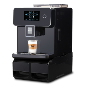 德颐（DEYI）DE-760 智能意式全自动咖啡机/自动上水扩容商用/双彩屏一键现磨意式美式花式咖啡/办公室自动奶泡 桶装水上水方式