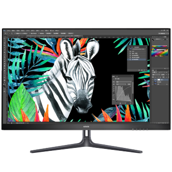 KOIOS K2722UH 27英寸4K HDR600 IPS 窄边框 设计家用 专业电脑显示器 黑色