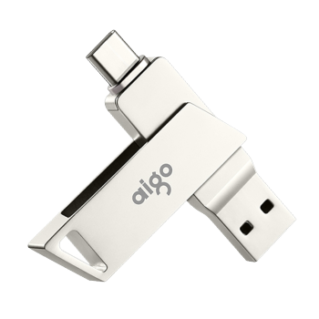 爱国者（aigo）128GB Type-C手机U盘 U350 高速两用 双接口U盘 USB3.2 OTG 安卓苹果笔记本电脑通用优盘