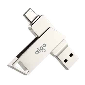 爱国者（aigo）64GB Type-C手机U盘 U350 高速两用 双接口U盘 USB3.2 OTG 安卓苹果笔记本电脑通用优盘
