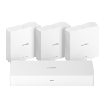 HUAWEI 华为 H6 标准版 双频3000M 千兆Mesh分布式无线路由器 Wi-Fi 6 1母3子装 白色