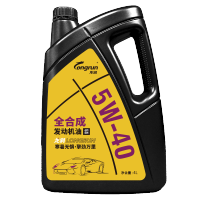 龙润润滑油 全合成汽机油 发动机润滑油 5W-40 SN级 4L 汽车保养