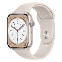 Apple Watch Series 8 智能手表GPS款41毫米红色铝金属表壳红色运动型表 