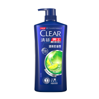 清扬（CLEAR）蓬松去屑洗发水清爽控油型900g 净爽头皮护理青柠薄荷醇C罗洗头膏