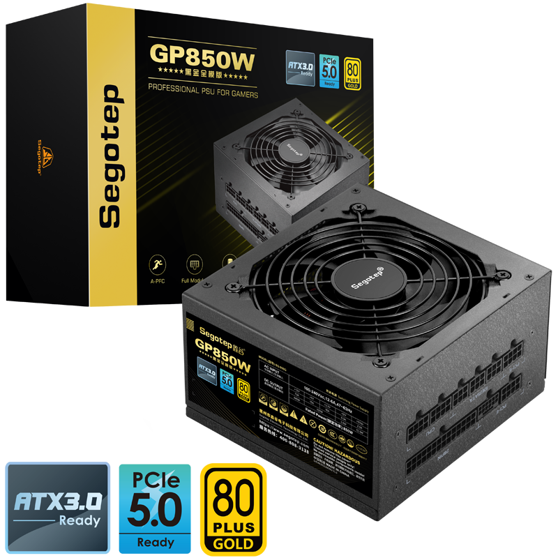 ιȣsegotepGP850W ATX3.0ڽȫģԴϵ680F/ԭPCIE5.0/80plus/̨ʽԴ