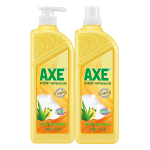 AXE 斧头 牌（AXE）柠檬芦荟护肤洗洁精1.18kg*2瓶 快速去油 维E呵护不伤手