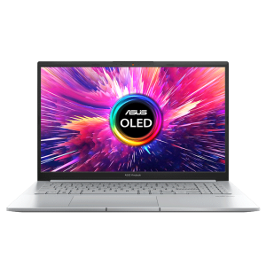 华硕无畏Pro15 2.8K OLED高性能轻薄游戏笔记本电脑(R7-5800H 16G 512G 100%DCI-P3高色域600尼特120Hz)银