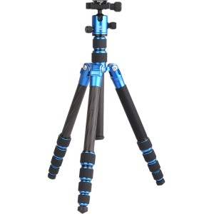 BENRO百诺碳纤维三脚架MC19专业数码微单反相机支架摄影摄像独脚架轻便球形阻尼云台拍视频直播手机稳定套装