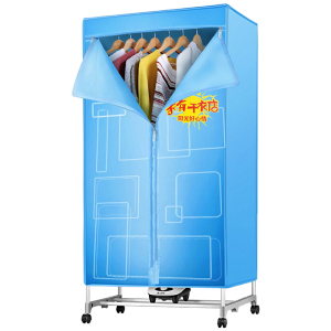 艾美特（Airmate）烘干机家用干衣机双层暖风定时烘干衣柜婴儿内衣内裤消毒机小型 风干机衣服 HGY905P