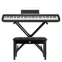 卡西欧（CASIO）电钢琴CDPS110黑色88键重锤数码电子钢琴时尚轻薄便携单机款