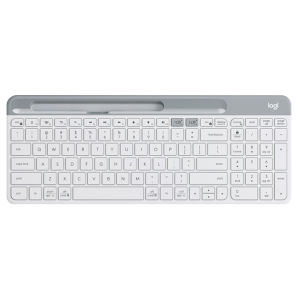 罗技（Logitech） K580 无线键盘 超薄静音键盘 多设备无线办公笔记本平板ipad手机键盘 K580 白色 超薄静音多设备键盘