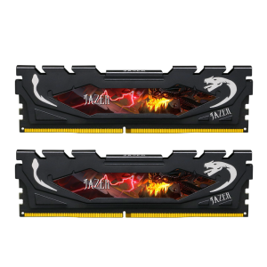 棘蛇(JAZER) 32GB(16Gx2)套装 DDR4 3200 台式机内存条 玄龙系列