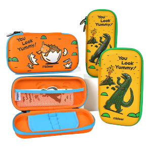 弥鹿（MiDeer） 儿童文具盒联名X宫西达也恐龙铅笔盒小学生幼儿园笔袋彩笔水笔女男孩礼物 游花园的猫（小号）