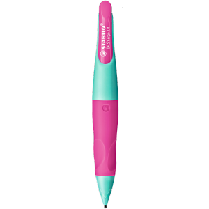 思笔乐（STABILO）自动铅笔 1.4mm小学生文具 快速掌握书写力道 笔尖自动回缩 儿童正姿 HB 绿粉色B-46896-5