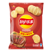 乐事（Lay's）薯片 得克萨斯烧烤味 135克 休闲零食 膨化食品