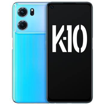 OPPO K10 冰魄蓝 12GB+256GB 天玑 8000-MAX 金刚石VC液冷散热 120Hz高帧变速屏 旗舰5G手机