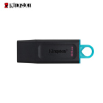 Kingston 金士顿 DTX 64GB U盘USB3.2 Gen 1高速优盘 电脑学生办公闪存盘防尘拔盖设计 蓝色