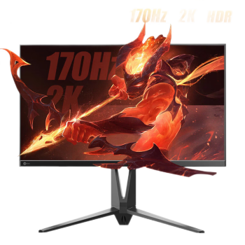 联想 27英寸电竞显示器 2K 170Hz IPS屏 HDR 1ms(GTG)响应 氛围灯 旋转升降 游戏电脑显示屏幕 K2718QL