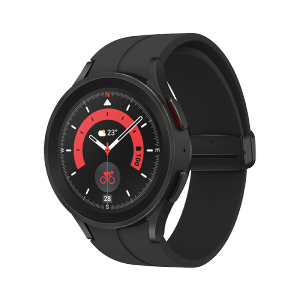 三星（SAMSUNG）Galaxy Watch5 Pro 血氧心率/蓝牙通话/智能手表/运动电话手表/体脂/导航/支付 45mm 铂萃黑