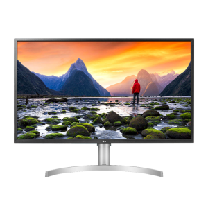 LG 31.5英寸 4K显示器 IPS面板 设计绘图 内置音箱 色彩校准 设计师 液晶台式电脑显示屏 32UN650-W