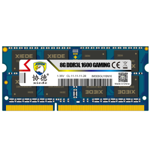 协德 (xiede) DDR3L 1600 8G 笔记本内存条 1.35V低电压版 16片双面颗粒 笔记本 DDR3L 8G 1600