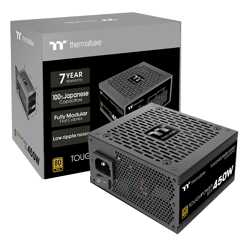 ThermaltakeTt450W ӰToughpower SFX ԵԴ80PLUS/ȫģ/ȫϵ/ATXתӼܣ