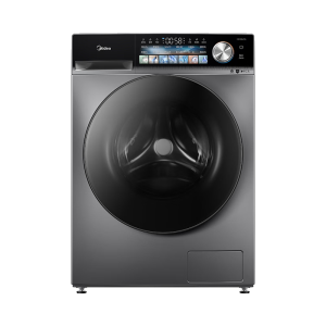 美的（Midea）滚筒洗衣机全自动 快净系列 V5S 智能投放 超薄机身 触控彩屏 1.1高洗净比 除菌 10公斤 MG100V5S