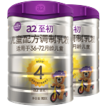 a2 艾尔 至初奶粉4段奶粉 儿童配方调制乳粉 3-6岁适用 900g/罐 2罐