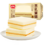 PANPAN FOODS 盼盼 豆乳蛋糕 网红食品糕点整箱营养早餐零食夹心蛋糕 608g（10枚）