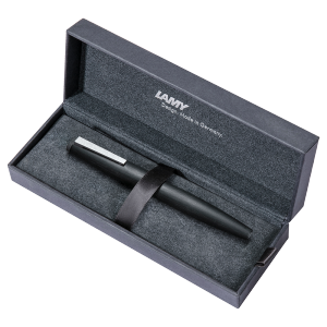 凌美(LAMY)钢笔 2000系列 杜康14k铂金笔尖模克隆材质磨砂黑色墨水笔 E188欧版原装 EF0.5mm送礼礼物