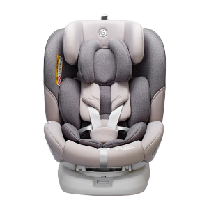 感恩瑞亚儿童安全座椅0-12岁汽车用婴儿宝宝可坐可躺卧360度旋转isofix正反双向安装 绅士灰【适合约0-12岁/360°旋转/可坐可躺】