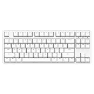 ikbc 粉色键盘机械键盘无线键盘C87C104樱桃键盘办公游戏cherry轴樱桃机械键盘pbt W200白色无线2.4G87键 青轴