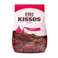 好时之吻 Kisses 特醇浓黑巧克力 休闲零食 婚庆 喜糖 500g 
