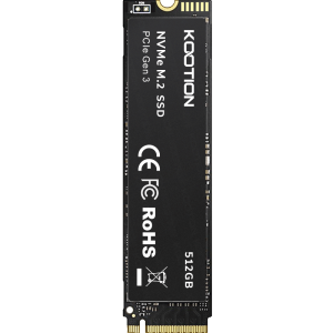 KOOTION 酷霄SSD固态硬盘 M.2接口(NVMe协议) PCIe3.0四通道 内置装机硬盘 X15 固态TLC颗粒 512G