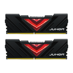 玖合(JUHOR) 32GB(16Gx2)套装 DDR4 3200 台式机内存条 忆界系列黑甲