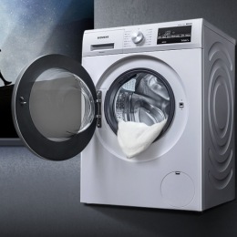 西门子(SIEMENS)10公斤变频全自动滚筒洗衣机 高温筒清洁 加速节能洗 1级能效WM12P2602W