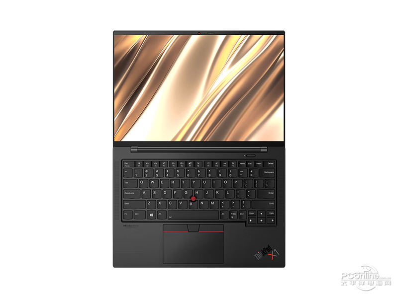 联想ThinkPad X1 Carbon 2022(酷睿i7-1260P/16GB/512GB/2.2K)俯视