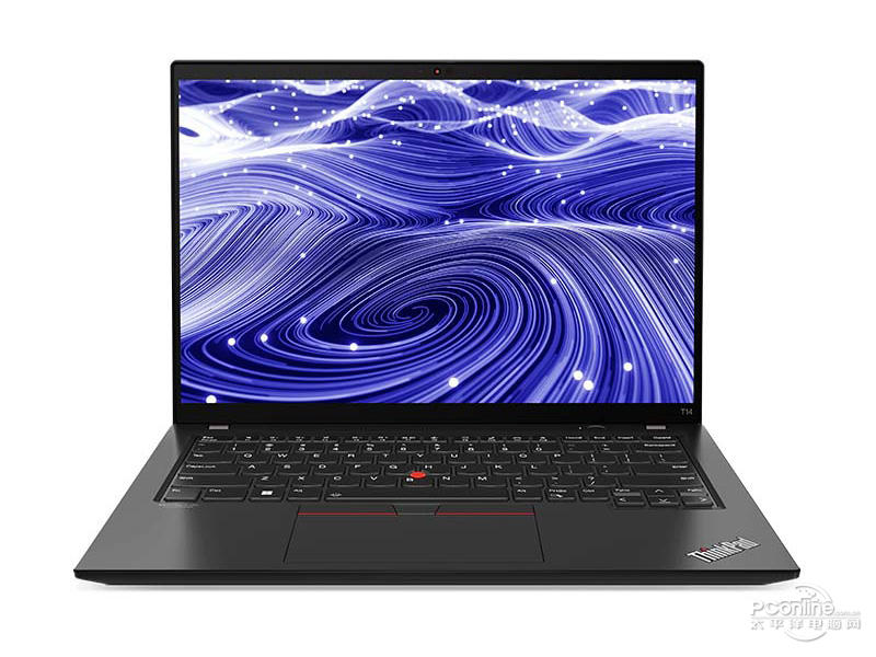 联想 ThinkPad T14 2022(酷睿i7-1260P/16GB/1TB/MX550/4G) 前视