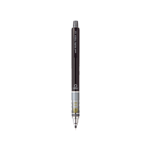 三菱（uni）KURU TOGA系列活动铅笔学生自动铅笔彩色 M3-450自动旋转铅芯0.3mm 黑色 单支装