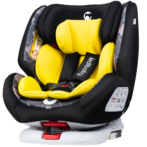 ledibaby乐蒂宝贝婴儿童安全座椅0-4-12岁汽车用360旋转宝宝坐椅车载 太空舱【小恶魔】