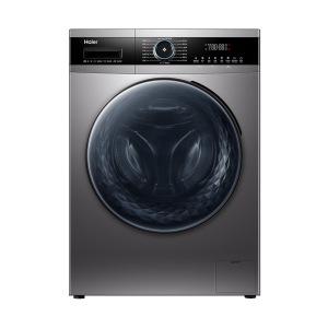 海尔（Haier）滚筒洗衣机全自动  10公斤洗烘一体 直驱变频 智能投放 微蒸空气洗除菌满  EG100HMATE71S