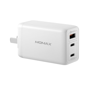 摩米士（MOMAX） 65氮化镓快速充电器2C1A笔记本手机快充华为苹果充电器头PDQC多协议 【黑色】65W氮化镓快充充电器