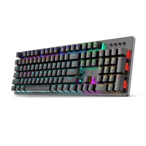 HP惠普GK100F机械键盘104键有线电竞游戏笔记本电脑台式机lol青轴
