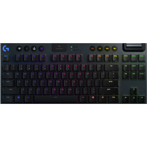 罗技（G） G913 TKL RGB背光无线蓝牙机械键盘 有线电竞游戏键盘 87键便携紧凑 无小键盘 GL T轴（类茶轴）