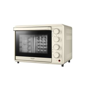 松下烤箱家用烘焙小型多功能独立控温30L复古全自动电烤箱DM300