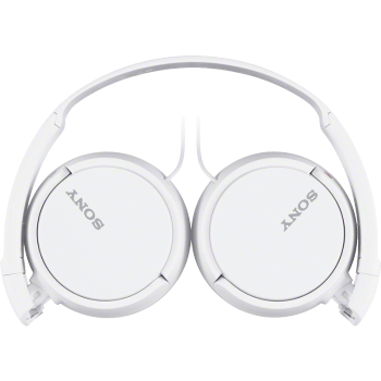 索尼（SONY） MDR-ZX110AP 耳机头戴式重低音手机电脑游戏有线耳机学生上网课学习办公耳麦 白色