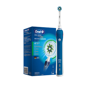 欧乐B电动牙刷成人 圆头牙刷情侣礼物自动3D声波旋转摆动充电式P4000